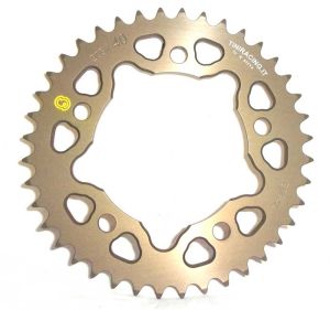 Corona 40 Denti Sitta Ergal in ossido duro, catena 520 per Honda Hornet 97-13 - CBR 500 13-14 - 700 / 750 Integra 12 - 700 / 750 NC DCT S X 12 - X-Adv 19-25 