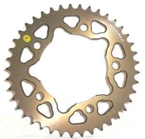 Corona 41 Denti Sitta Ergal in ossido duro, catena 520 per Honda Hornet 97>13 - CBR 500 13>14 - 700 / 750 Integra 12 - 700 / 750 NC DCT S X 12 - 900 Hornet 02>04 e altre (vedi descrizione) codice 203N41-OD