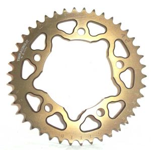 Corona 42 Denti Sitta Ergal in ossido duro, catena 520 per Honda Hornet 97>13 - CBR 500 13>14 - 700 / 750 Integra 12 - 700 / 750 NC DCT S X 12 - 900 Hornet 02>04 e altre (vedi descrizione) codice 203N42-OD