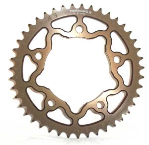 Corona 43 Denti Sitta Ergal in ossido duro, catena 520 per Honda Hornet 97>13 - CBR 500 13>14 - 700 / 750 Integra 12 - 700 / 750 NC DCT S X 12 - 900 Hornet 02>04 e altre (vedi descrizione) codice 203N43-OD