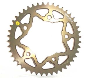 Corona 44 Denti Sitta Ergal in ossido duro, catena 520 per Honda Hornet 97>13 - CBR 500 13>14 - 700 / 750 Integra 12 - 700 / 750 NC DCT S X 12 - 900 Hornet 02>04 e altre (vedi descrizione) codice 203N44-OD