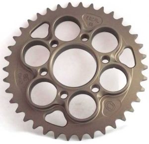 Corona Sitta 48 Denti Ergal 7075 in ossido duro catena 525 DUCATI 1098 - 1198 - Diavel