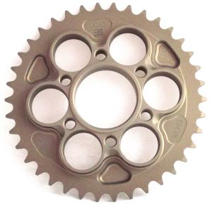 Corona Sitta 37 Denti Ergal 7075 ossido duro catena 520 DUCATI 1098 - 1198 - Multistrada - Diavel