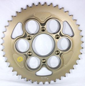 Corona 44 Denti Sitta Ergal 7075 in ossido duro catena 520 DUCATI 1098 - 1198 - Multistrada - Diavel