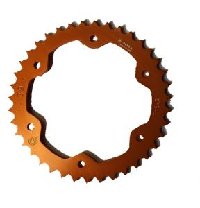 Corona 37 Denti Orange Sitta in Ergal passo 520 per KTM 1290 Super Duke R/GT/RR 14-21