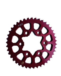 Corona 42 Denti Sitta in Ergal rosso passo 525 Ducati Multistrada 1260 Enduro