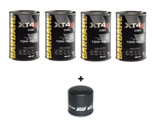 Kit Tagliando con 4 KG di olio 10W50 XT4S 100% sintetico + filtro Olio Ison o Meiwa in base alla disponibilità