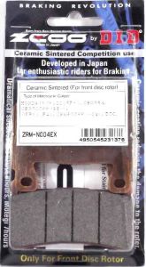 Pastiglie Freno ZCOO codice 45N00400 Mescola EX Modulabile (1 coppia per 1 disco)