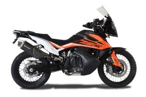 HP CORSE TERMINALE 4TRACK R SHORT BLACK PER KTM ADVENTURE 790
