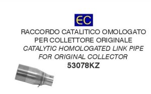 Arrow Raccordo catalitico omologato per scarico Urban Kymco X-TOWN 300 2017-2020