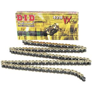 CATENA DID 428VX (Gold & Black) - Lunghezza: 120 maglie con giunto a rivetto (ZJ) codice 532071202
