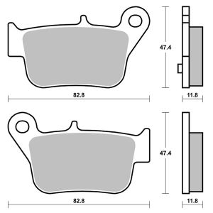 PASTIGLIE FRENO SBS 218MS