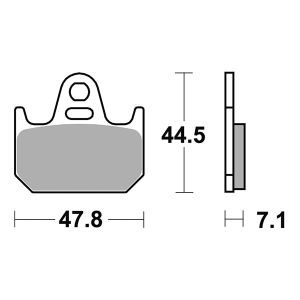 PASTIGLIE FRENO SBS 659RQ