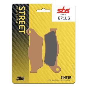 671LS - PASTIGLIE FRENO POSTERIORE SBS 