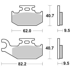 PASTIGLIE FRENO SBS 767SI