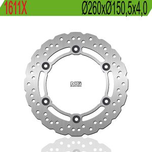 DISCO FRENO NG 1611X Anteriore per KYMCO X-Town 6591611X