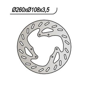 DISCO NG GILERA DERBI 659193 mis 260x108x3.5 mm