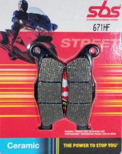 671HF - PASTIGLIE FRENO SBS 