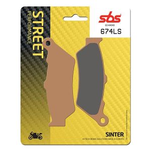PASTIGLIE FRENO POSTERIORE RACING SBS 674LS SINTERIZZATA (1 coppia per un disco)