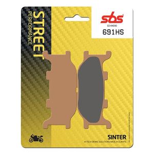 Pastiglie freno anteriore  SBS 691HS (Sinterizzata 1 coppia per 1 disco) codice 6566915
