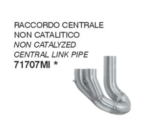71707MI - Arrow Raccordo centrale non catalitico Ducati Hypermotard 950 / 950 SP 2019-2020