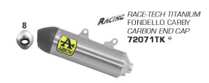 Arrow Terminale Off-Road Race-Tech titanio con fondello carby Husqvarna FE 450 2020-2021