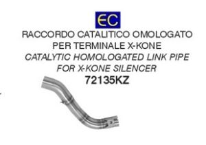 Arrow Raccordo catalitico omologato per terminali X-Kone Honda CRF 250 L7 Rally 2017-2018