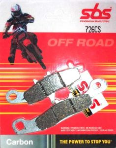 PASTIGLIE FRENO SBS 726 CS (CARBON SILVER), codice 65672602