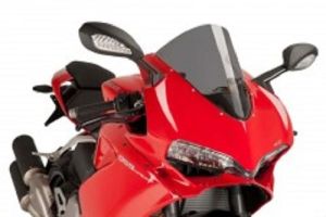 CUPOLINO RACING FUME' SCURO DUCATI 959 PANIGALE 16>/1299-1199 R PANIGALE 15>16 PUIG cod. 7621F