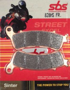 Pastiglie Freno SBS 828 HS sinterizzate Anteriori (1 coppia per 1 disco) Codice 6568285