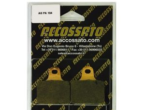 Pastiglia Freno Accossato mescola EV2 (2 pastiglie per blister), pinza Accossato - AP Racing e Brembo p4 34 codice AGPA134EV2