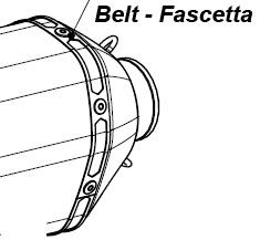 Fascetta Titanio per Silenziatore Akrapovic codice P-TT2