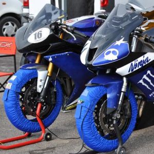 Termocoperte IRC Standard Blu misura XL per gomme posteriori fino a 195