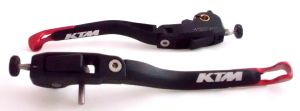 LEVA FRENO E FRIZIONE EVO II PER KTM SUPER DUKE E RC8 EXTREME COMPONETS codice BLRKTMR+CLRKTMR FINALE ROSSO