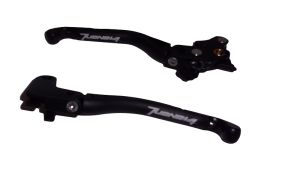 COPPIA DI LEVE FRENO E FRIZIONE EVO II APRILIA TUONO V4 11-16 EXTREME COMPONETS codice BLTATV4-E2+CLWATV4-E2 FINALE NERO