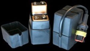 PORTABATTERIA ESTERNO PER DOPPIA BATTERIA 9V PER STEALTH GPS-3/4 E ATHON-XS