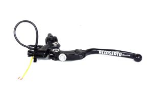 COMANDO LEVA FRIZIONE SNODATA ACCOSSATO NERA O COLORATA,CON MICRO INCLUSO INTERASASSE 24-29-32-34 MM COD CF009