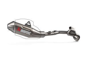 P-RKS698FDHL410 Kit fodero per silenziatore Akrapovic