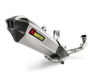 Collettori Akrapovic E-D12E4 per Ducati Multistrada 1200 15- trasformano Scarico Terminale Akrapovic in impianto completo, codice E-D12E4