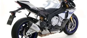 Arrow Terminale Indy Race alluminio con fondello carby Yamaha YZF R1 2017-2023