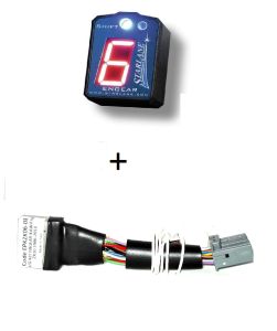 ENGEAR STARLANE INDICATORE DI MARCIA INSERITA + Plug Kit EPKZK0608 ZX10R 06-09
