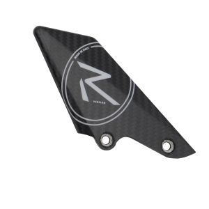FTR796 - Paratacco Carbonio Lato Freno , Logo Bianco