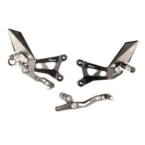 FTRYA012 - Pedane Regolabili Con Poggia Piedi Fissi Yamaha R6 2017-23