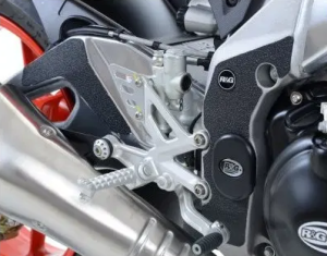 RG-EZBG001BL - kit 5pz.adesivi anti-scivolo paratacco APRILIA V4 Tuono '11- / RSV4 '09- nero (forcellone e telaio)