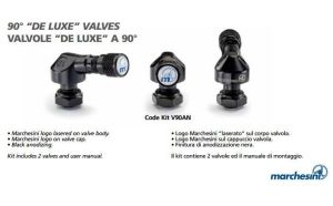 PUIG VALVOLE 8.3 A 90 GRADI PNEUMATICI TUBELESS NERE codice 8100N