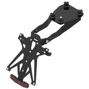 KTARDU112A1 - Portatarga omologato Lightech per Ducati Monster 797 17-20 - 1200 / S / R 17-20 - Supersport 939 / S 17-20 CON catadriotto e luce targa