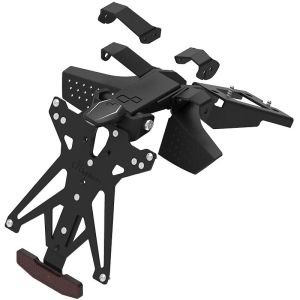 KTARDU114A1 - Portatarga omologato Lightech per Ducati Hypermotard 950 19-25 con catadriotto e luce targa e con foro racing e originale per frecce