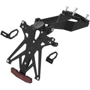 Portatarga omologato Lightech per Honda CBR 600F 11>15 e Hornet 600 11>13 CON catadriotto e luce targa e con foro racing per frecce codice KTARHO108