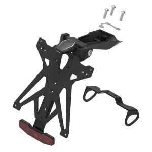 KTARYA118 - Portatarga omologato per Yamaha R1 15-24 con catadiottro e luce targa e con foro original per frecce
