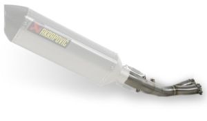 tubo di raccordo Akrapovic Elimina Catalizzatore per Honda CB1000R, incluso kit fissaggio richiede rimappatura centralina,codice L-H10SO5L/1